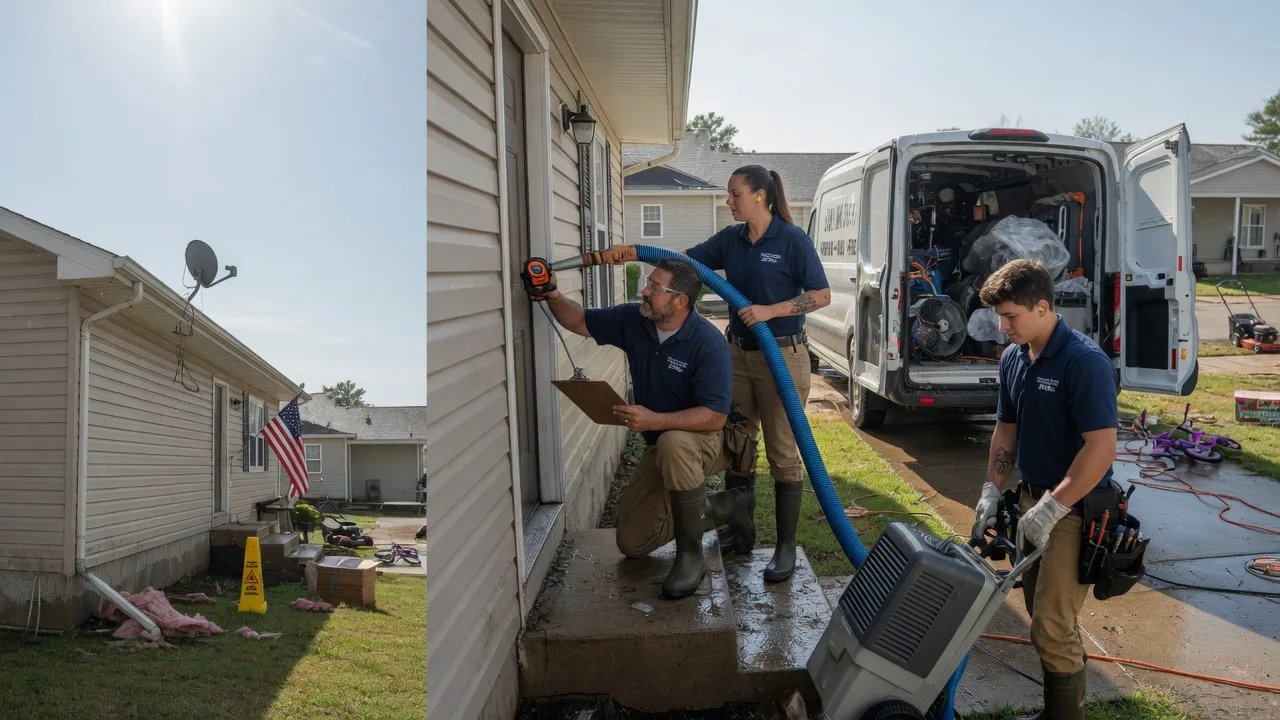 Ceiling Water Damage Restoration in Biscoe, NC near me